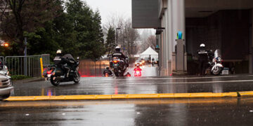 Bellevue Police on motorcycles: Crack Down on Speeding