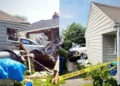Car Goes Airborne and Crashes Through Two Homes in Burien, Washington