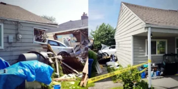 Car Goes Airborne and Crashes Through Two Homes in Burien, Washington