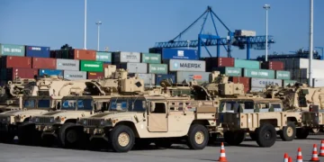 military convoy Seattle