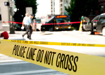 Police line do not cross.