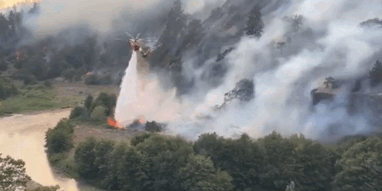 Burdoin Fire in Washington State Grows to Over 10,000 Acres with No Containment