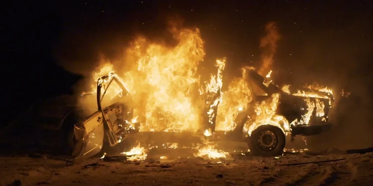 Everett Officers Pull Driver from Burning Electric Vehicle on I-5