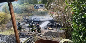 Suspicious 2-Alarm Fire Damages Garage and Home in Beacon Hill