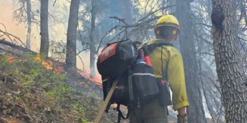Gov. Ferguson Briefed on Burdoin Fire as Crews Brace for Challenging Weather
