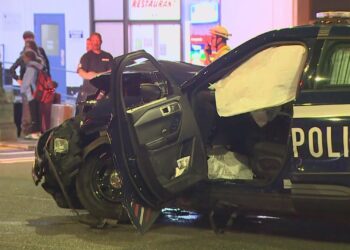 SPD Officer Collides with Uber at Downtown Seattle Intersection; Witnesses Say Patrol Car Ran Red Light