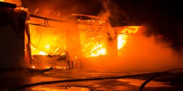 Garage Fire Spreads Through Puyallup Townhome, Forces Five From Their Home