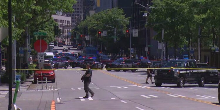 Gunman Shoots Robbery Victim in Downtown Seattle, Escapes on Foot