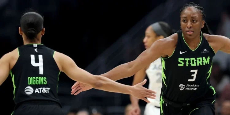 Storm Forces Decisive Game 3 with 86-83 Victory Over Defending Champion Aces