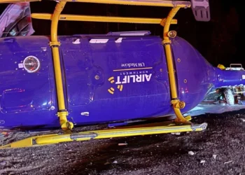 Medical Helicopter Tips Over During Landing Near Kachess Lake, Crew Uninjured in Emergency Response