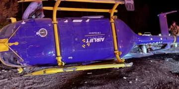 Medical Helicopter Tips Over During Landing Near Kachess Lake, Crew Uninjured in Emergency Response