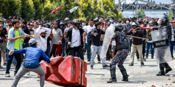 Police in Nepal open fire on protesters outside parliament, killing 10