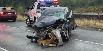Firefighter Injured When Drowsy Driver Crashes Into Fire Truck on I-5 in Federal Way
