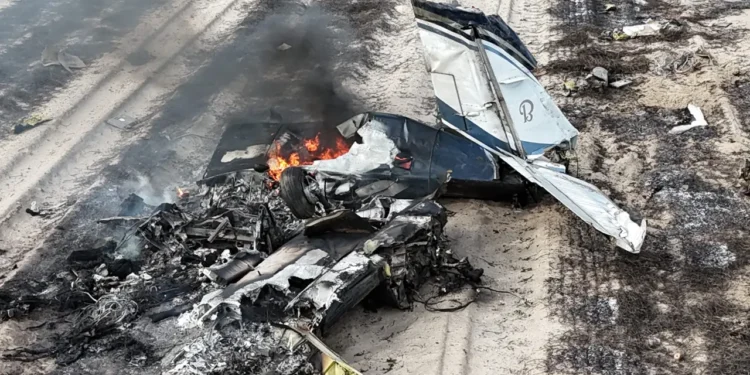 Small Plane Crashes in Florida Peanut Field, Three Aboard Presumed Dead