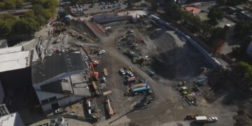 Memorial Stadium Demolition Nears Completion as $150 Million Redevelopment Progresses Toward 2027 Opening