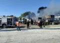 Two Dead After Small Plane Crashes Near Fort Worth’s Hicks Airfield, Multiple Semi-Trucks Catch Fire
