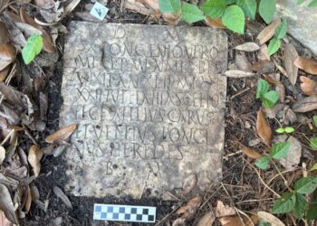 Ancient Roman Tombstone Discovered in New Orleans Backyard to Be Returned to Italy