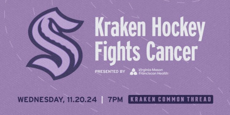 Seattle Kraken Offers Free Prostate Cancer Screening at Climate Pledge Arena During Hockey Fights Cancer Event