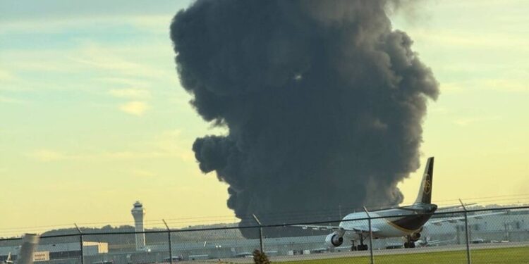 Engine Separation Causes Fatal UPS Cargo Plane Crash at Louisville Hub, Killing at Least 12