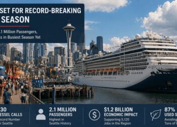Seattle Set for Record-Breaking Cruise Season With 2.1 Million Passengers Expected