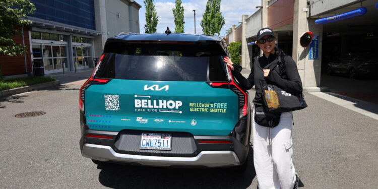 Bellevue’s Free Electric Shuttle BellHop Hits 250,000 Rides as City’s Micro-Transit Model Gains Momentum